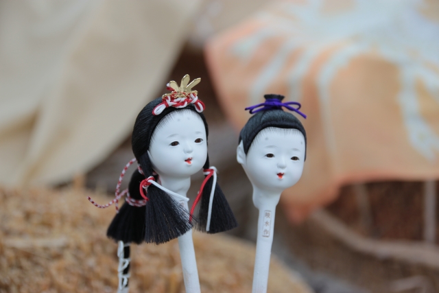 パステルカラーの雛人形ができあがりました。伝統工芸のお顔です。 | 岡崎市｜味岡人形｜雛人形・五月人形・市松人形 制作工房