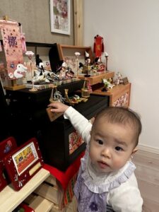 毎年2人分を並べて
飾れることを嬉しく思います。