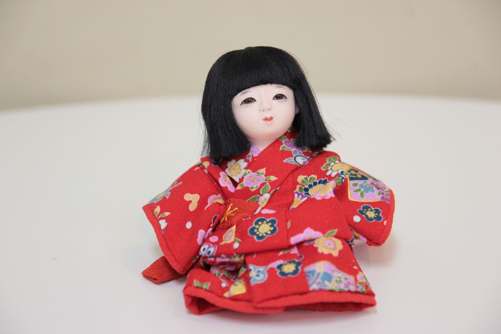 【特注製作】市松人形　無名　アンティーク　可愛い物静かなお嬢さん 市松人形