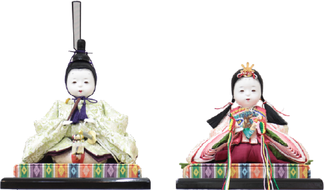 西陣織金襴 正絹 淡緑 淡ヒ ンク 味岡人形ショッピング